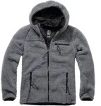 Anorak BRANDIT "Brandit Herren Teddyfleece Worker Jacket", Herren, Gr. XL, anthrazit,