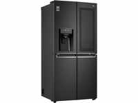 F (A bis G) LG Multi Door Kühlschränke schwarz (schwarzes edelstahl)
