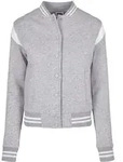Collegejacke URBAN CLASSICS "Urban Classics Damen Ladies Organic Inset College...