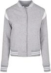 Collegejacke URBAN CLASSICS "Urban Classics Damen Ladies Organic Inset College Sweat