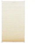Plissee GARDINIA "EASYFIX mit 2 Bedienschienen" Gr. 6, beige (elfenbeinfarben,