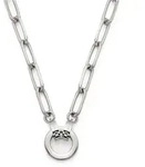 Charm-Kette LEONARDO "Estrella Clip&Mix" Gr. 45, silber (edelstahlfarben),