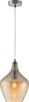 NOWA H&auml;ngeleuchte "PASO", nickelfarben matt, 1, &Oslash; 22cm H: 150cm, 1 Stk., Leuchten,