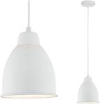 PAULMANN Pendelleuchte "Hilla", wei&szlig;, 1, &Oslash; 14,5cm H: 180cm, 1 Stk., Leuchten, E27,