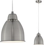 PAULMANN Pendelleuchte "Hilla", silber (edelstahlfarben), 1, &Oslash; 14,5cm H: 180cm, 1