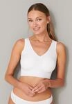 Schiesser Bustier "Invisible Soft" Microfaser, Lasercut-Abschl&uuml;sse,...