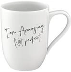 Villeroy & Boch Becher "Becher Amazing. Not Perfect. Statement 290 ml wei&szlig;"