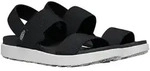 Sandale KEEN "ELLE BACKSTRAP", Damen, Gr. 41, schwarz, Textil, Schuhe Riemchensandale