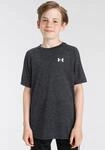 T-Shirt UNDER ARMOUR "TECH", Jungen, Gr. XL, schwarz, Obermaterial: 100% Polyester,