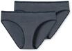 Taillenslip SCHIESSER "Modal Essentials", Damen, Gr. 36, blau (804, nachtblau),