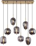 GLOBO LIGHTING H&auml;ngeleuchte "BLACKY I", messingfarben, H: 120cm, 1 Stk., Leuchten,