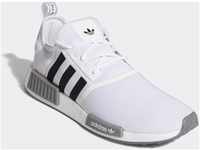 Sneaker ADIDAS ORIGINALS "NMD_R1" Gr. 40, schwarz-weiß (cloud white, core black,