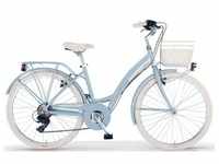 Cityrad MBM "PRIMAVERA" Fahrräder Gr. 43 cm, 26 Zoll (66,04 cm), blau Alle