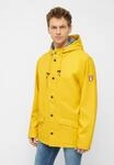 Regenjacke DERBE "Passby", Herren, Gr. S, bunt (gelb navy), Obermaterial: 100%