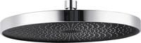 WENKO Kopfbrause "Softwater" Chrom/Schwarz, &Oslash; 26 cm