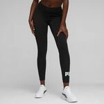 Leggings PUMA "ESS LOGO LEGGINGS", Damen, Gr. XS, N-Gr, schwarz (puma schwarz),