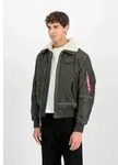Bomberjacke ALPHA INDUSTRIES "B-15 III TT Two Tone", Herren, Gr. 3XL, schwarz