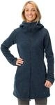 VAUDE Strickfleecejacke "WOMENS TINSHAN COAT III" mit Kapuze f&uuml;r den modernen...