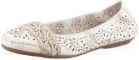 Rieker Ballerina Slipper, Flache Schuhe mit Rundum-Gummizug
