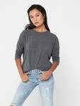 ONLY 3/4-Arm-Shirt "ONLGLAMOUR 3/4 TOP JRS NOOS" Materialmix, loose fit