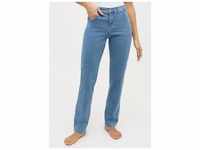Straight-Jeans ANGELS "DOLLY" Gr. 42, Länge 28, blau (light blue) Damen Jeans...