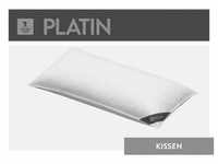 Daunenkissen SPESSARTTRAUM "Platin" Kopfkissen Gr. B/L: 80 cm x 80 cm,...