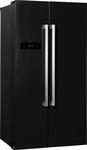 Hanseatic Side-by-Side "HSBS17990DBK" 176,5 cm hoch 89,7 cm breit NoFrost,