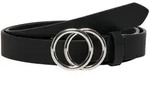 Tailleng&uuml;rtel ONLY "ONLRASMI FAUX LEATHER JEANS BELT", Damen, Gr. 80, schwarz