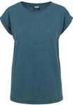 URBAN CLASSICS Kurzarmshirt "Urban Classics Damen Ladies Extended Shoulder Tee"...