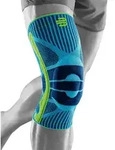 Kniebandage BAUERFEIND "Knee Support", Gr. XL, blau, Obermaterial: 57% Baumwolle, 41%