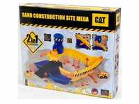 Spielzeug-Radlader KLEIN "Caterpilar CAT Sandbaustelle Mega" Spielzeugfahrzeuge bunt