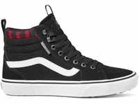 Sneaker VANS "Filmore Hi VansGuard" Gr. 47, schwarz (schwarz, rot) Schuhe Skaterschuh