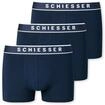 Boxershorts SCHIESSER "Boxershort 3PACK Shorts 3er Pack", Herren, Gr. XL, blau