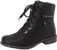 Rieker Schn&uuml;rboots, Schn&uuml;rstiefelette, Blockabsatz, mit Zierrei&szlig;verschluss au&szlig;en