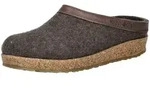 Hausschuh HAFLINGER "Haflinger Hausschuhe Filz", Damen, Gr. 40, braun, Filz, Schuhe