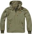 Brandit Anorak "Brandit Herren Pull Over Windbreaker" 1 Stk. tlg. mit Kapuze