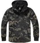 Anorak BRANDIT "Brandit Herren Pull Over Windbreaker", Herren, Gr. 5XL, schwarzcamo,