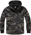Anorak BRANDIT "Brandit Herren Pull Over Windbreaker", Herren, Gr. 5XL, schwarzcamo,