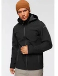 Softshelljacke ICEPEAK "ICEPEAK BRIMFIELD", Herren, Gr. 56, schwarz, Softshell,