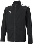 PUMA Trainingsjacke "TEAMLIGA TRAINING JACKET JR" ohne Kapuze sportlicher Look, aus