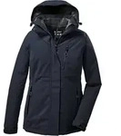 Outdoorjacke KILLTEC "KOW 140 WMN JCKT", Damen, Gr. 46, blau (navy), Obermaterial:
