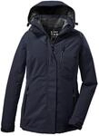 Outdoorjacke KILLTEC "KOW 140 WMN JCKT", Damen, Gr. 46, blau (navy), Obermaterial: