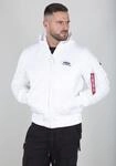 Alpha Industries Bomberjacke "MA-1 ZH Back Print" mit Kapuze Kunstfaser, slim...