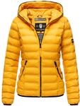 Steppjacke NAVAHOO "Neevia", Damen, Gr. XS (34), gelb, Obermaterial: 100% Nylon,