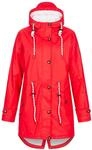 Regenmantel ANKERGLUT "Friesennerz ankergluttraum WMN", Damen, Gr. 36 (S), rot, Web,
