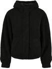 Langmantel URBAN CLASSICS "Urban Classics Damen Ladies Short Sherpa Jacket", Damen,