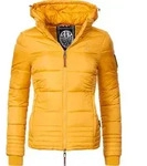 Marikoo Winterjacke "Sole" mit Kapuze modisch taillierte Damen Steppjacke f&uuml;r den