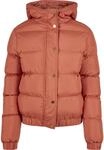 Winterjacke URBAN CLASSICS "Urban Classics Damen Ladies Hooded Puffer Jacket",...