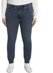 Slim-fit-Jeans TOM TAILOR PLUS, Damen, Gr. 50, N-Gr, blau (used schwarz stone...
