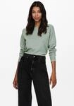 ONLY Rundhalspullover "ONLRICA LIFE L/S PULLOVER KNT NOOS" Materialmix, regular...